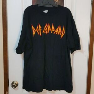 Rare Def Leppard VIP All Access Concert Tour Shirt 2009 2 XL Extra Large